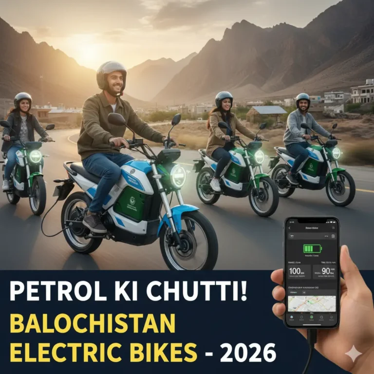Say Goodbye to Petrol! Balochistan’s New Affordable Electric Bikes – Price, Range & Booking Guide (2026)