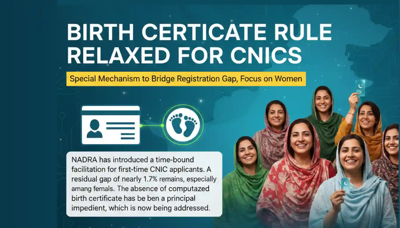 birth certificate rule relaxed for cnics gap