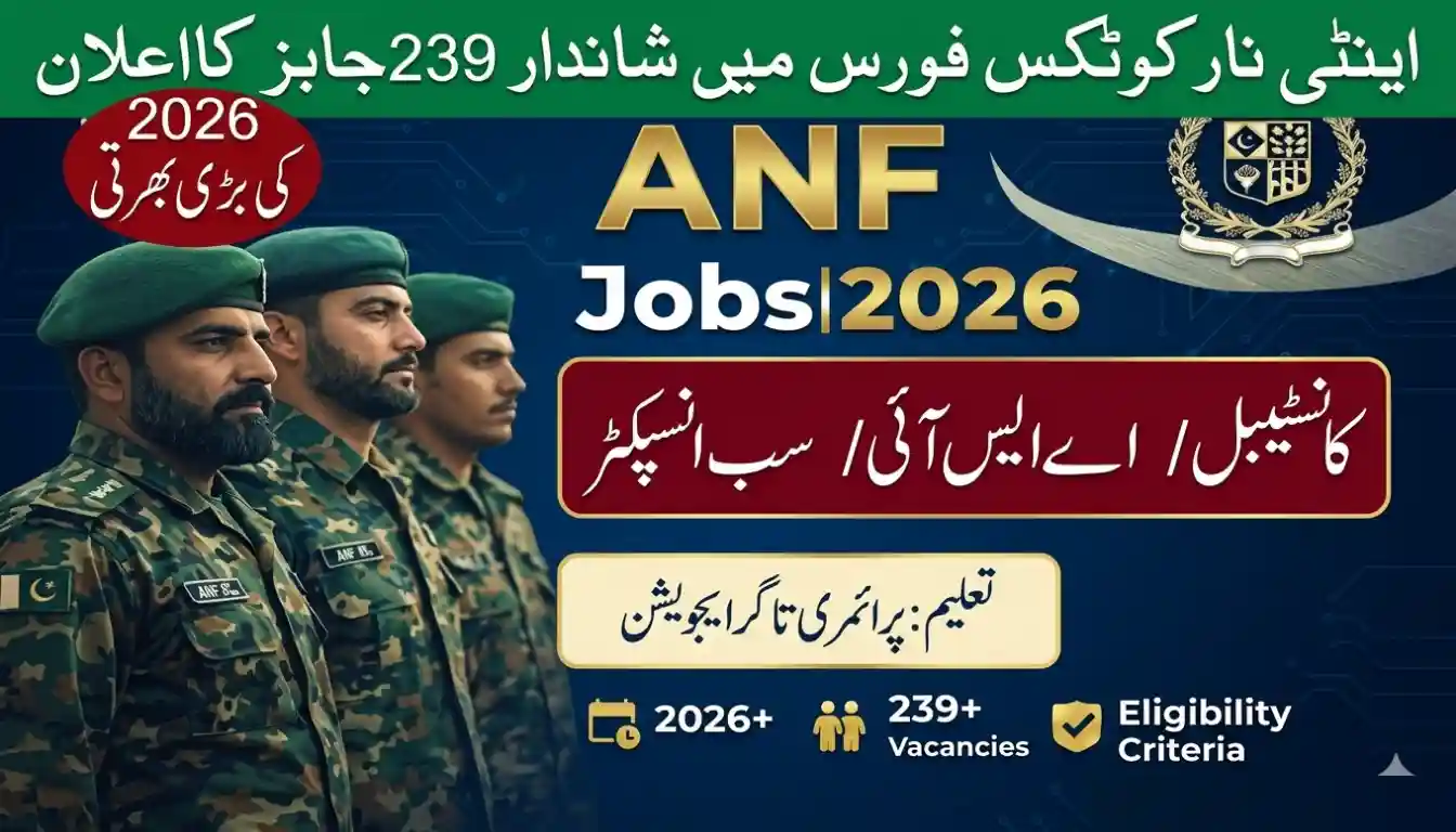 jobs in anti narcotics forces apply now