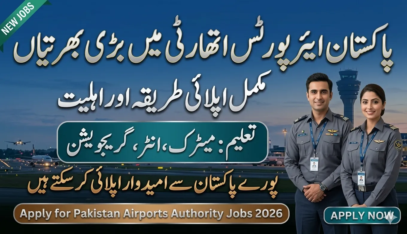 pakistan airport authority jobs apply now