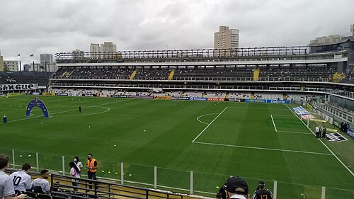 Vila Belmiro pre match Santos vs Gremio 2021