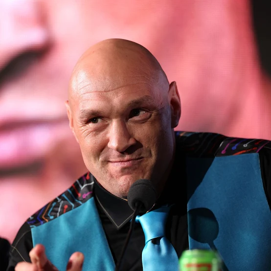Tyson Fury Defeats Makhmudov, Challenges Anthony Joshua for Mega Fight Tyson Fury talks to the media at the Tyson Fury v Arslanbek Makhmudov press conference at Tottenham Hotspur Stadium on February 16, 2026 in London, England.